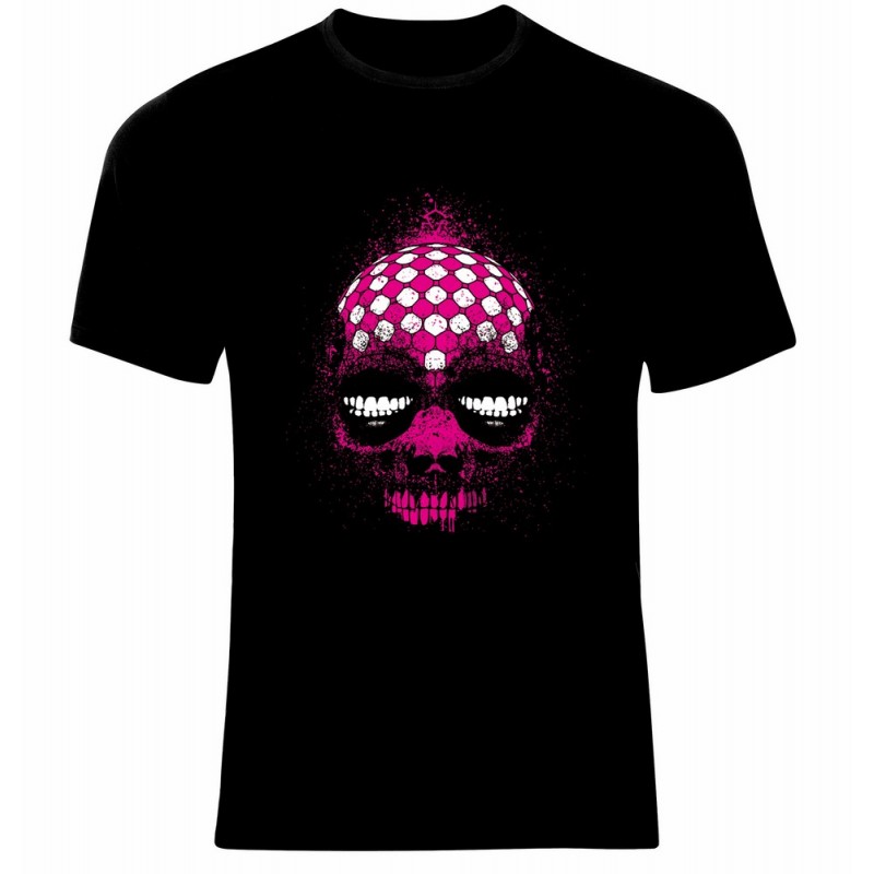 Тениска с Череп - Art Pink Skull - 500111